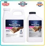 Totalboat Clear Epoxy Wood Sealer & Stabilizer 1.5 Quart For Rot Repair. Fixed Price $79.87.