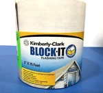 Kimberly-clark Block-it Flashing Tape, 6 Inches By 75 Feet, 1 Roll. Fixed Price $49.97.