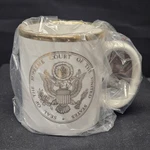 Vintage Supreme Court Seal Ceramic Coffee Mug Usa Eagle Gold Trim Original Box. Fixed Price $22.99.