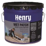 208 Wet Patch Black Roof Leak Repair Sealant 3.3 Gal.. Fixed Price $76.68.