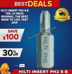 Hilti Insert PH2 S-b Tek ( 10 Pcs ) Original, The Best, Made To Last, Fast Ship. Fixed Price $63.90.