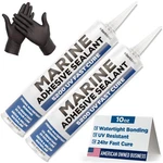 Marine Adhesive Sealant 5200 Fast Cure, 2-PACK 10 Oz Professional White. Fixed Price $56.99.