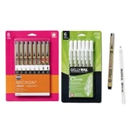 Pigma Micron Fineliner & Gelly Roll Classic White Pens - For Writing, Drawing.... Fixed Price $37.36.
