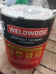 Dap Weldwood Contact Cement Gallon, Dented, 218. Fixed Price $39.00.