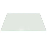 Fab Glass And Mirror Rectangle Clear Table Top W/ Pencil Polish. Fixed Price $129.27.