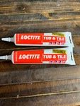 2 Pack Loctite Polyseamseal Tub Tile Adhesive Caulk White 5.5OZ Mold Resistant. Fixed Price $18.00.