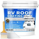 Rv Coating White, Wadities Waterproof Solar Reflective Sealant, Flexible.... Fixed Price $110.99.