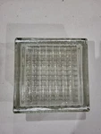 Vintage Reclaimed Architectural Glass Block Lines 7-3/4" X 3-7/8. Fixed Price $11.00.