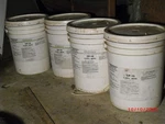 (4) 5GALON, Childers, Mastic, CP-10 Vi-cryl Weather Barrier Coating. Fixed Price $150.00.