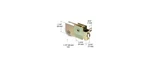 Crl N7125 1-1/2" Nylon Ball Bearing Sliding Mirror Door Roller. Fixed Price $26.98.