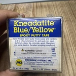 Kneadatite Blue/yellow Epoxy Putty Tape 91CM Green Stuff New. Fixed Price $25.00.