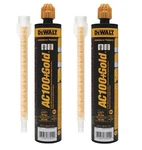 2 Pack Dewalt AC100+ Gold Acrylic Epoxy Adhesive 9.5 Oz. Fixed Price $40.00.