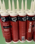 8-DAP 100% Silicone Clear Sealant 9.8 Oz Kitchen Bath Plumbing Waterproof Mold. Fixed Price $16.00.