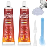 High Silicone Sealant, Temperature Adhesive, Heat Resistant Glue, Insu. Fixed Price $20.31.