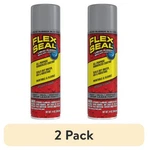 (2 Pack) Flex Aerosol Liquid Rubber Sealant Coating, 14 Oz, Gray. Fixed Price $41.64.