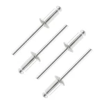 Qjaiune 100PCS Aluminum Pop Rivets 3/16" X 3/8" Diameter Grip Length, Dome .... Fixed Price $10.57.