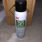 3M Heavy Duty 20 Spray Adhesive Clear, Fl Oz Can, Net Weight 13.75. Fixed Price $20.00.