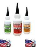 Satellite City Ca Glue Set Of 3 (1 Hot Stuff, Super T, Special T) 2 Oz.. Fixed Price $54.99.
