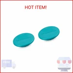 Le Creuset Silicone Mill Caps, 1/2", Caribbean. Fixed Price $16.65.