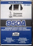 Sherwin Williams 950A Siliconized Acrylic Latex Caulk 10.1OZ. White (case Of 12). Fixed Price $42.99.