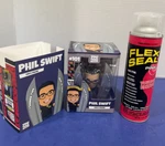 Youtooz Flex Seal Bundle Phil Swift Vinyl Collectible +can #101 Unscratched Code. Fixed Price $90.00.