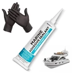 3 Oz Marine Adhesive Sealant 4000 Uv, White Semi-permanent Watertight. Fixed Price $19.74.