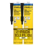 Stanley S422 Kitchen&bath Tub&tile Silicone Sealant Acetoxycure 10.1OZ 2PK White. Fixed Price $15.19.