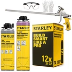 Stanley FA190P Subfloor Foam Adhesive Pro 24OZ 12PK - Gun Incl. 24" Nozzle. Fixed Price $169.99.