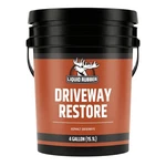 Liquid Rubber Driveway Restore - Highly Flexible Asphalt Coating Fills Cracks.... Fixed Price $202.69.
