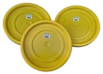 Yellow Gallon Lid Argee RG5503 Made In Usa, (lot Of 3). Fixed Price $27.99.