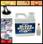 Black Gelcoat With Wax Pint + 15CC Hardener (mekp) - Fiberglass Repair Coating. Fixed Price $50.99.