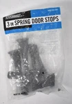 Everbilt 3" Spring Door Stops 5 Pack Matte Black Finish Wall Mounted Tools. Fixed Price $10.99.