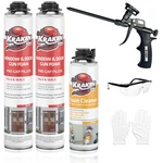 Kraken Bond Pro Window & Door Low Exp Gap Filler Gun Foam 32OZ 2PK Incl. Set. Fixed Price $58.99.