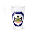 Seal Of The Superior Court Pennsylvania - Pint Glass 16OZ. Fixed Price $21.99.