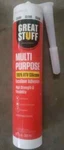 Great Stuff 99ALLP3000 Multi-purpose Silicone Caulk, Clear, 10.1 Oz. Free Ship. Fixed Price $11.99.