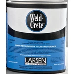 Larsen Weld-crete WCQ06 Bonding Agent, Liquid, Low To Slight Acetic, Blue, 1 Qt. Fixed Price $27.40.