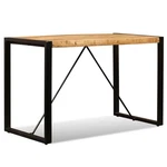 Dining Table Kitchen Room Solid Rough Mango Wood Vidaxl. Fixed Price $195.99.