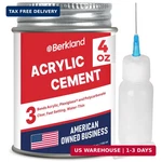 4 Oz Acrylic Bonding Cement With Applicator Bottle Clear Glue For. Fixed Price $28.80.