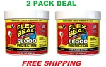 2 Flex Flood Protection Removable Rubber Sealant Hi-visibility Yellow 10OZ. Fixed Price $39.99.
