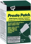 Dap 58505 Presto Multi Purpose Patching Compound, 4-POUND Lb, White. Fixed Price $25.31.