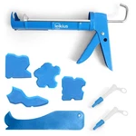 Gun Kit Smooths No-drip Silicone Caulking And 9INCH, Blue. Fixed Price $17.09.