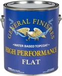 General Finishes High Performance Water Based Topcoat, 1 Gallon, Flat. Fixed Price $108.00.
