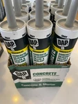 5 Qty Dap Concrete & Mortar Siliconized Filler Latex Sealant Gray 10.1 Oz. Fixed Price $71.99.