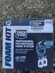 Dap Touch N' Seal 200 Bf Low Gwp 1.75 Pcf Fr Closed Cell Spray Foam Insulate Kit. Fixed Price $250.00.