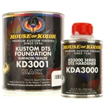House Of Kolor Quart Kit Black Color KD3001 Dts Surfacer Sealer W/ Hardener. Fixed Price $109.99.