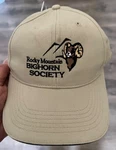 Rocky Mountain Society Baseball Hat Cap Sheep Hunting. Fixed Price $11.99.
