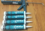 Lot Of 4 Behr Siliconized Acrylic Caulk BC10 White 10.1OZ With Anvil Gun. Fixed Price $29.99.