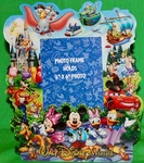 Disney World Park Magic Kingdom Attractions Fab 5 Table Top Photo Frame New. Fixed Price $39.95.