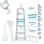 Polixel Clear Silicone Sealant & Adhesive Rtv Transparent 100% Caulk.... Fixed Price $13.31.