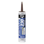 Dap 70798-18418 Acrylic Latex Elastomeric Sealant, 10 Oz, Cartridge, Brown,. Fixed Price $6.99.